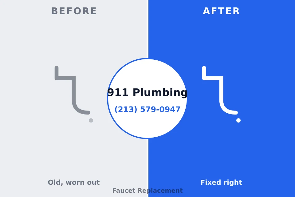 Before and after: plumbing repair Plainview, NE